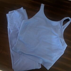 Lululemon align leggings. Size 4. 25”. Perf cond. Blue Nile. See top listing sep